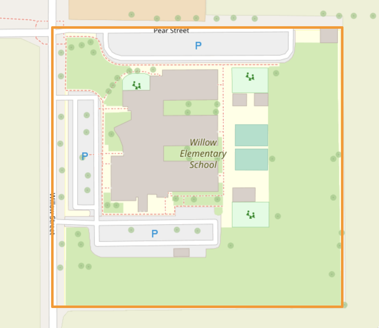 school well mapped