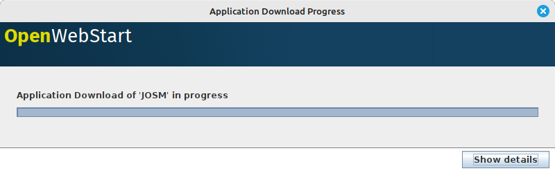 openwebstart downloading JOSM