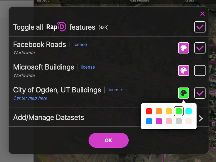 layer management in RapiD