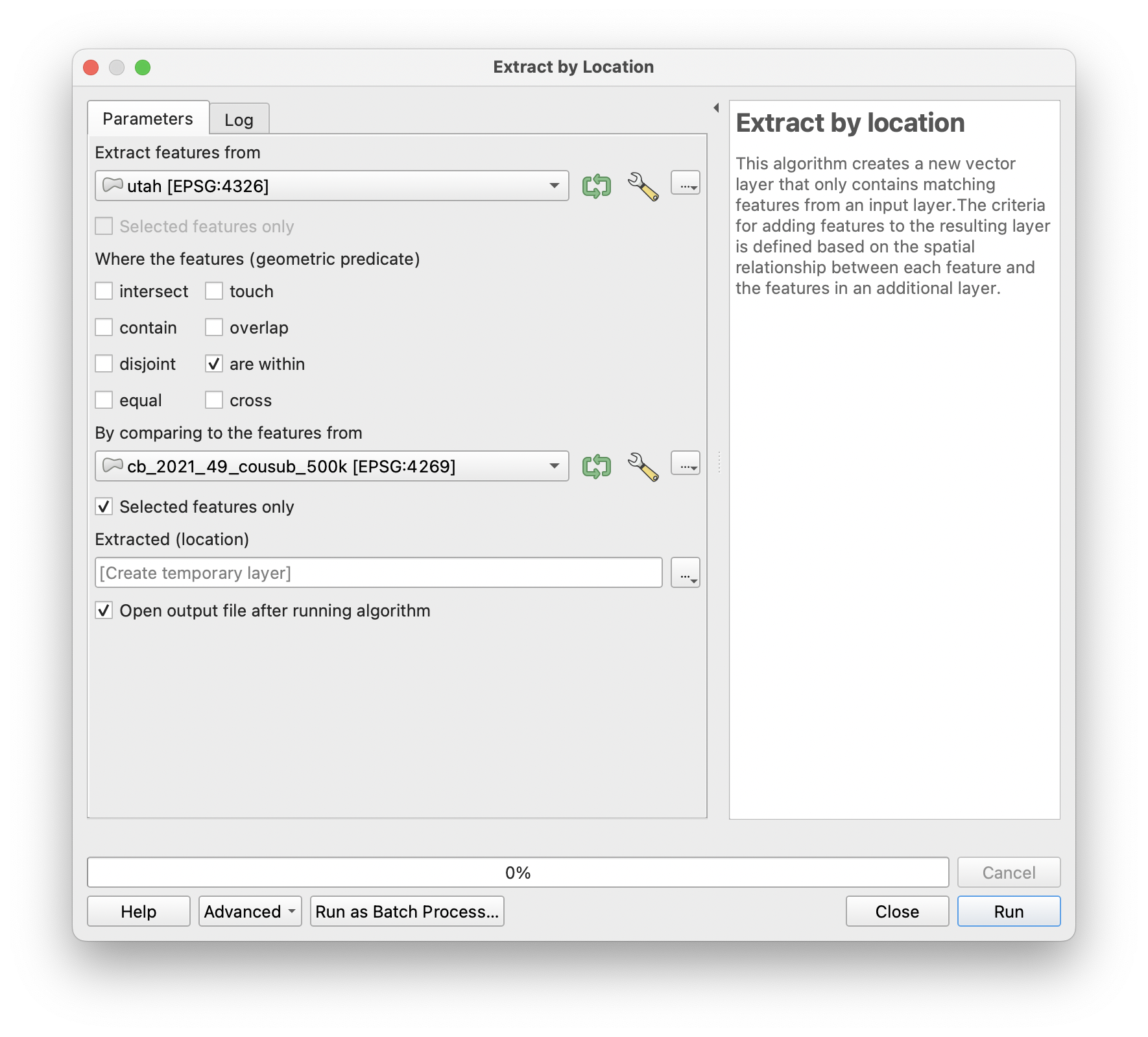 Buildings extraction in QGIS